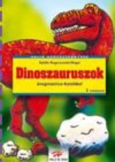 Dinoszauruszok üvegmatrica-festékkel