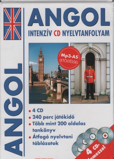 Angol intenzív CD nyelvtanfolyam - 4 CD-lemezzel