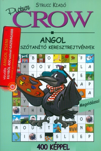 Crow picture /Angol szótanító keresztrejtvények - 400 képpel, megoldással