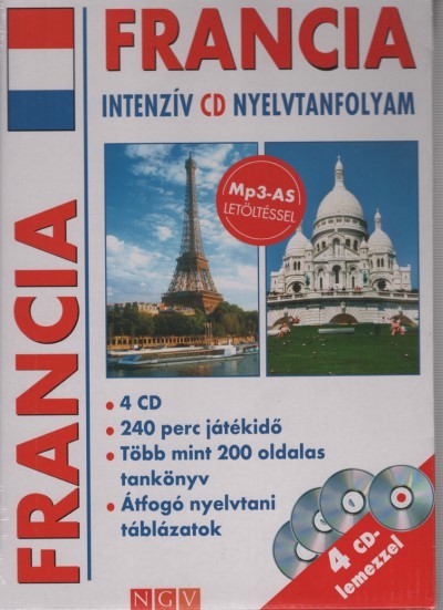 Francia intenzív CD nyelvtanfolyam - 4 CD-lemezzel