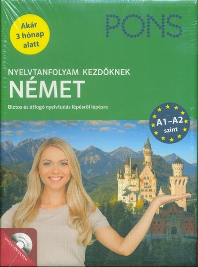 PONS - Nyelvtanfolyam kezdőknek - Német (tankönyv + 4 CD) - Akár 3 hónap alatt