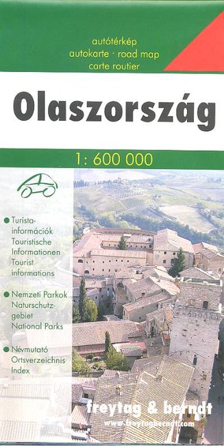 OLASZORSZÁG TÉRKÉP /PUHA 1:600000