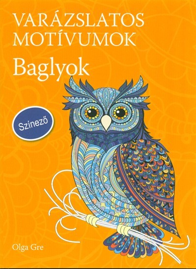 VARÁZSLATOS MOTÍVUMOK /BAGLYOK (SZÍNEZŐ)