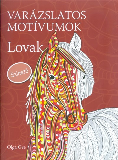 Varázslatos motívumok /lovak (szinező)