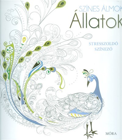 Állatok - Színes álmok /Stresszoldó színező