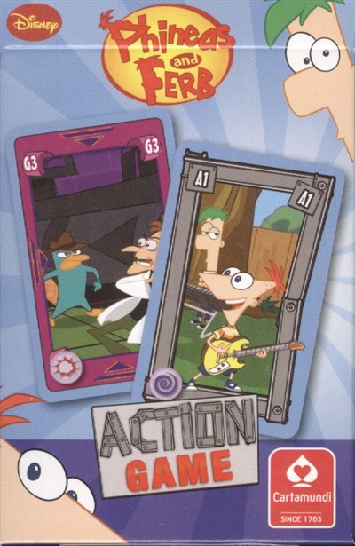 PHINEAS ÉS FERB KÁRTYAJÁTÉK /AKCIÓJÁTÉK - KVARTETT