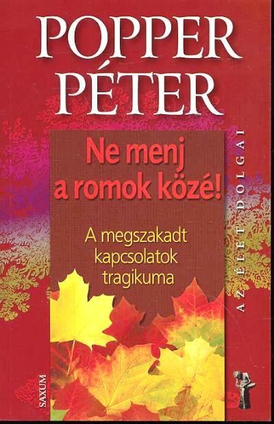 Ne menj a romok közé! /A megszakadt kapcsolatok tragikuma