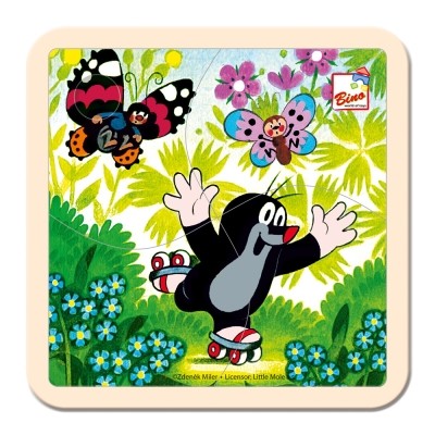 KISVAKOND GÖRKORCSOLYÁVAL /4DB-OS FA PUZZLE
