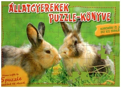 Állatgyerekek - Puzzle-könyv