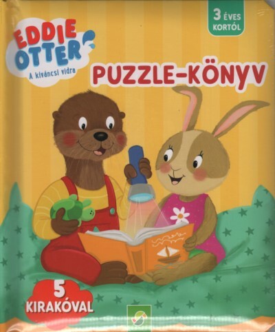 Eddie Otter - A kiváncsi vidra: Puzzle-könyv - 5 kirakóval