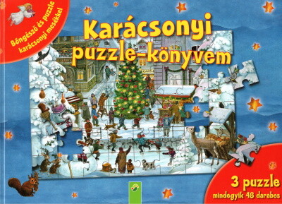 Karácsonyi puzzle-könyvem - 3 puzzle