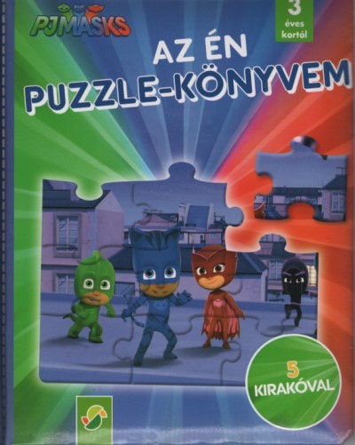 PJMASKS: az én puzzle-könyvem - 5 kirakóval