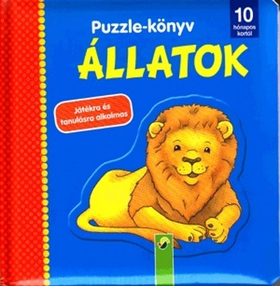 Puzzle-könyv: Állatok /10 hónapos kortól