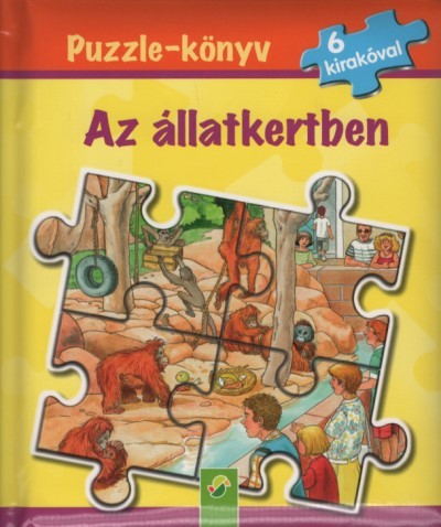 Puzzle-könyv: Az állatkertben - 6 kirakóval