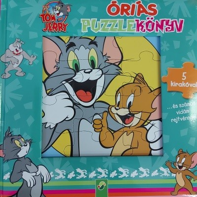Tom and Jerry: Óriás puzzlekönyv - 5 kirakóval . . . és számos vidám rejtvénnyel