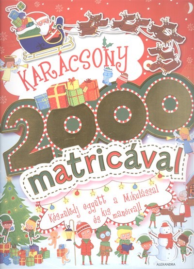 Karácsony 2000 matricával /Készülődj együtt a mikulással és kis manóival! §K