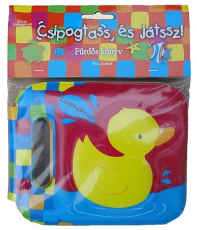 CSIPOGTASS ÉS JÁTSSZ! FÜRDŐS KÖNYV /KACSÁS
