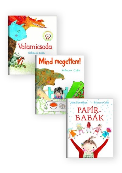 Könyvcsomag kicsiknek /Valamicsoda - Mind megettem! - Papírbabák