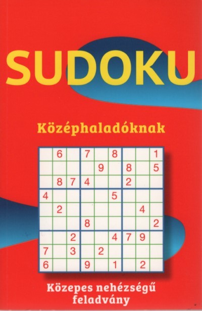 Sudoku középhaladóknak - Közepes nehézségű feladvány (piros)
