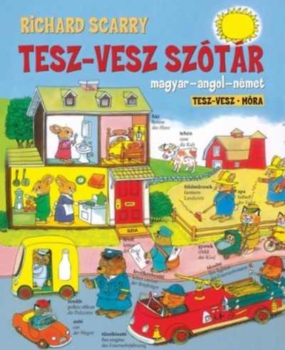 Tesz-Vesz szótár /Magyar-angol-német