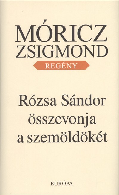 RÓZSA SÁNDOR ÖSSZEVONJA A SZEMÖLDÖKÉT
