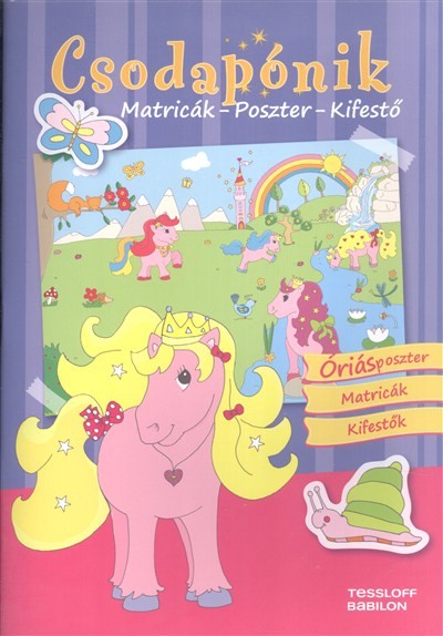 Csodapónik /Matricák, poszter, kifestő