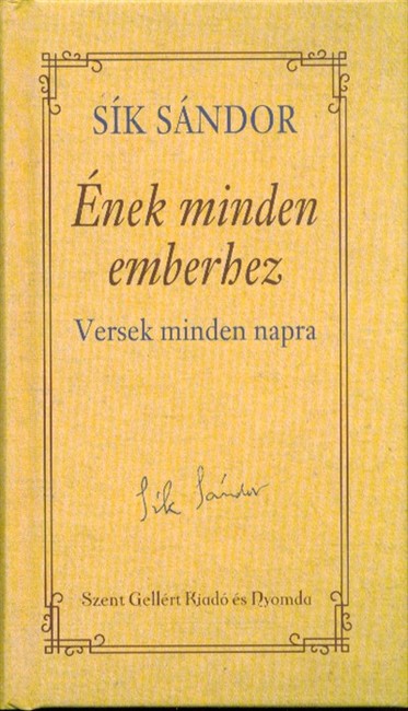 ÉNEK MINDEN EMBERHEZ /VERSEK MINDEN NAPRA