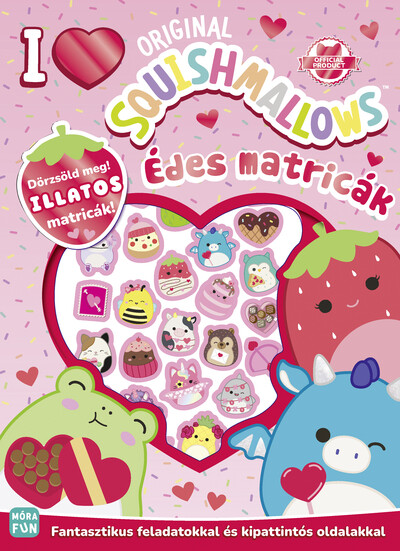 Squishmallows. Édes matricák