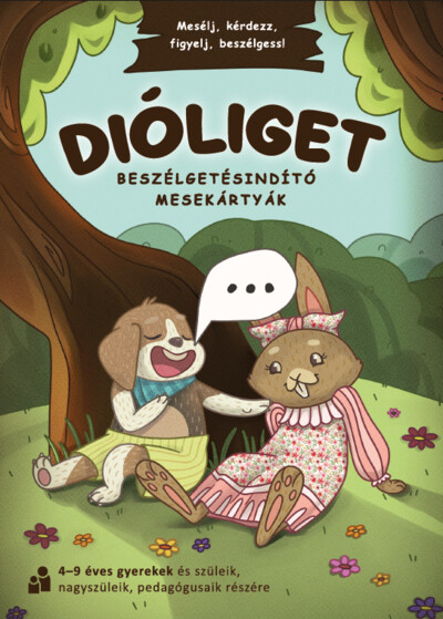 Dióliget - Beszélgetésindító mesekártyák - Mesélj, kérdezz, figyelj, beszélgess!