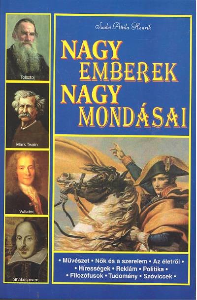 NAGY EMBEREK NAGY MONDÁSAI
