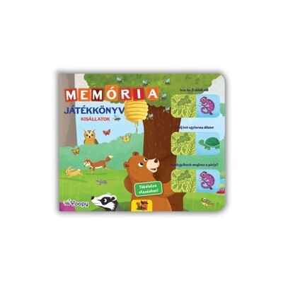 Memória játékkönyv - Kisállatok