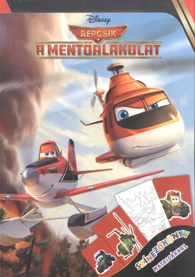 REPCSIK, A MENTŐALAKULAT SZÍNEZŐKÖNYV MATRICÁKKAL /DISNEY