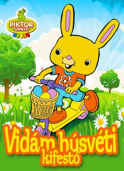 Vidám húsvéti kifestő - Piktor színező §H