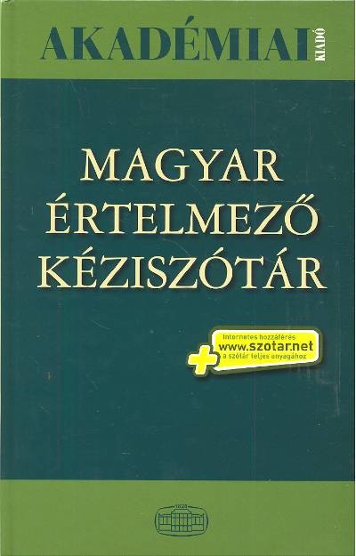 Magyar értelmező kéziszótár /Kartonált + net