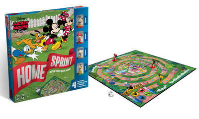 Mickey Egér és barátai DP. társasjáték, műanyag figurákkal
