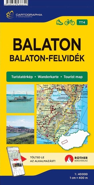 Balaton - Balaton-felvidék - Turistatérkép-sorozat 4. (új kiadás)