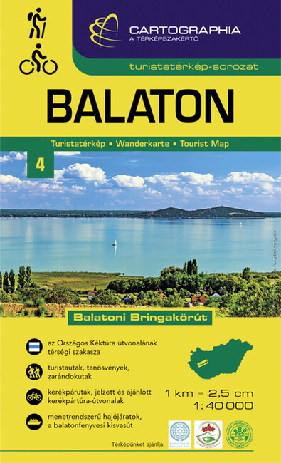 Balaton - Turistatérkép-sorozat 4. (új kiadás, 2021)