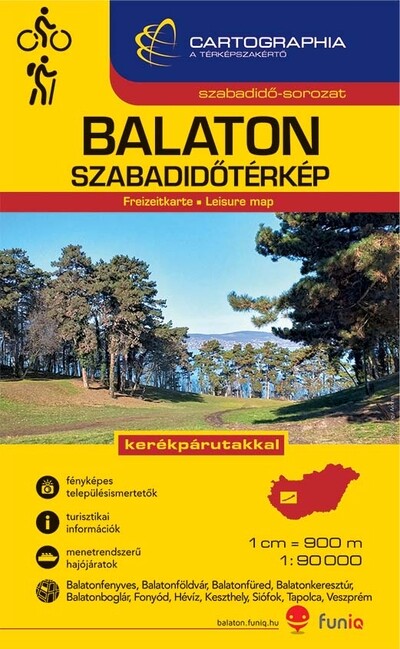 Balaton szabadidőtérkép 1:90 000 