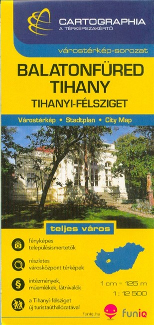Balatonfüred - Tihany - Tihanyi-félsziget /Várostérkép