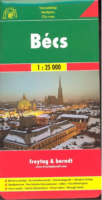 BÉCS VÁROSTÉRKÉP /1:25000