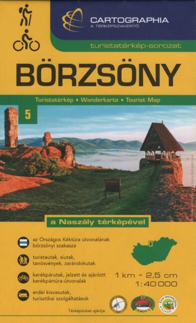 Börzsöny - a Naszály térképével - Turistatérkép-sorozat 5.