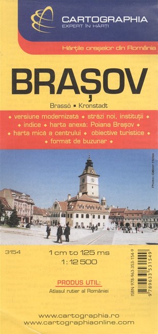 Brassó várostérkép (1:12 500) /Külföldi várostérkép