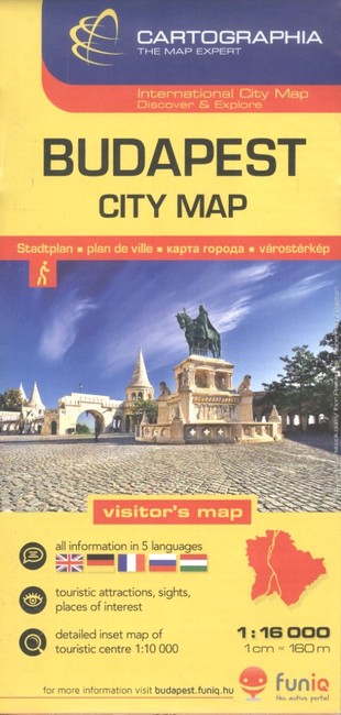 Budapest City Map 1:16000