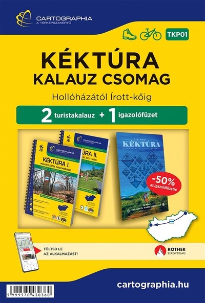 Kéktúra kalauzcsomag - Hollóházától - Írott-kőig (új kiadás)