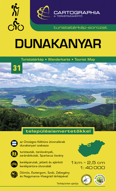 Dunakanyar turistatérkép 