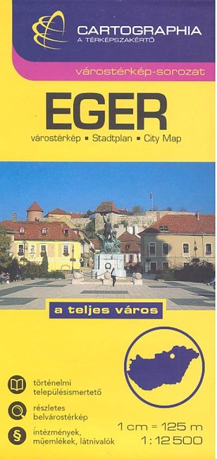 Eger várostérkép (1:12 500) /Várostérkép-sorozat