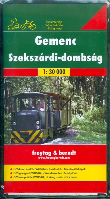 GEMENC, SZEKSZÁRDI-DOMBSÁG TURISTATÉRKÉP (1:30 000)