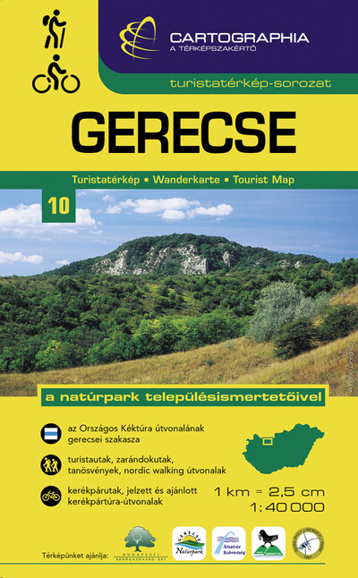 Gerecse - Turistatérkép-sorozat 10. (új kiadás, 2021)