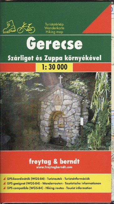 GERECSE TURISTA TÉRKÉP 1:30 000