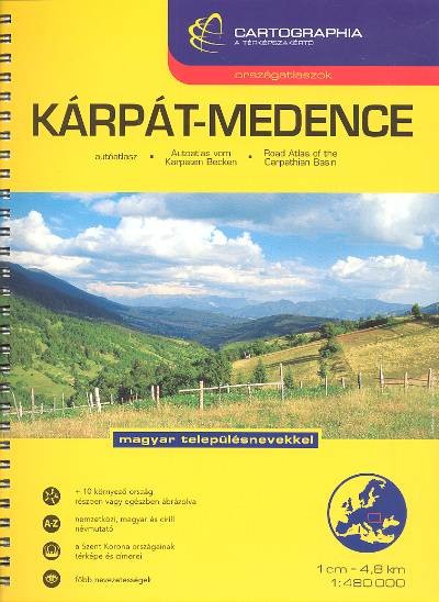 KÁRPÁT-MEDENCE AUTÓATLASZ (1:480 000) /ORSZÁGATLASZOK